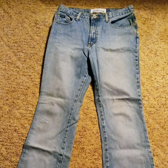 Express Bleus Denim - COOL Vintage Y2K Express Bleus Moda Flare Light Wash Blue Jeans Sz 9/10 Jr